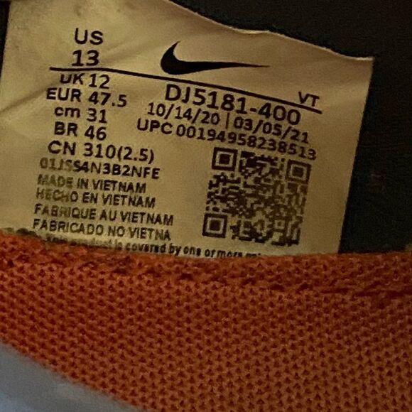 Nike - Infinity React Flyknit ‘Denim’ Running Shoes 06.1972 - Men’s size 13 - Picture 5 of 16